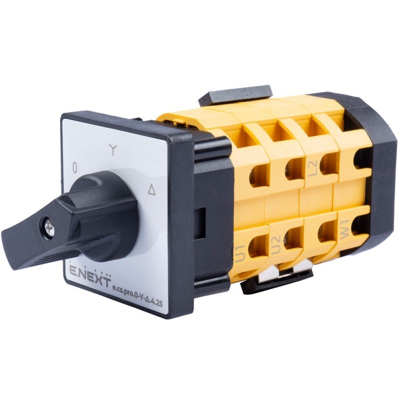Пакетний перемикач e.cs.pro.0-Y-Δ.4.25, Зірка-Трикутник (0-Y-Δ), 4p, 25A