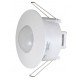 Датчик руху інфрачервоний стельовий, що вбудовується e.sensor.pir.42.white(білий), 360°, IP20
