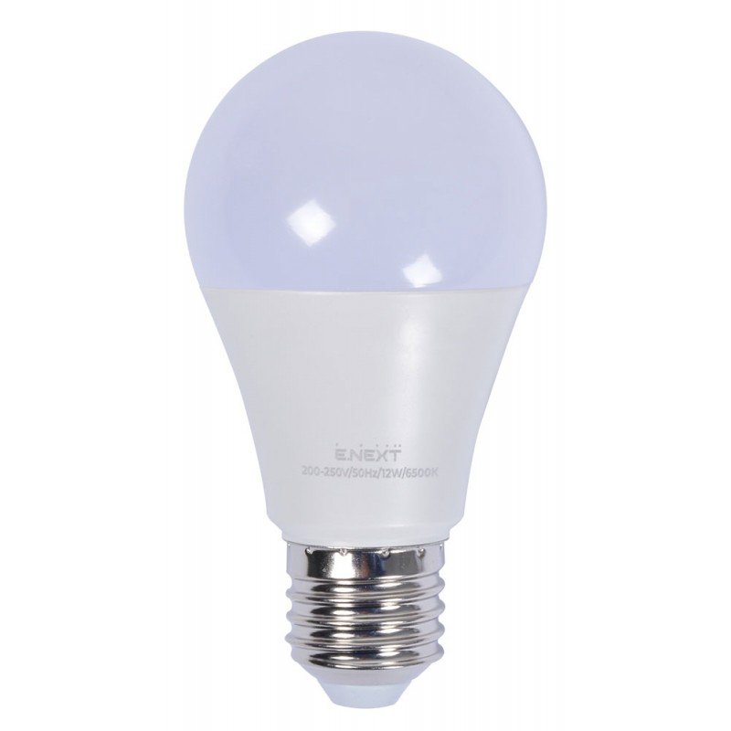 Лампа світлодіодна e.LED.lamp.stand.A60.E27.12.6500, 12Вт, 6500К 110лм/Вт