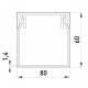 Короб пластиковий e.trunking.stand.80.60, 80х60мм, 2м