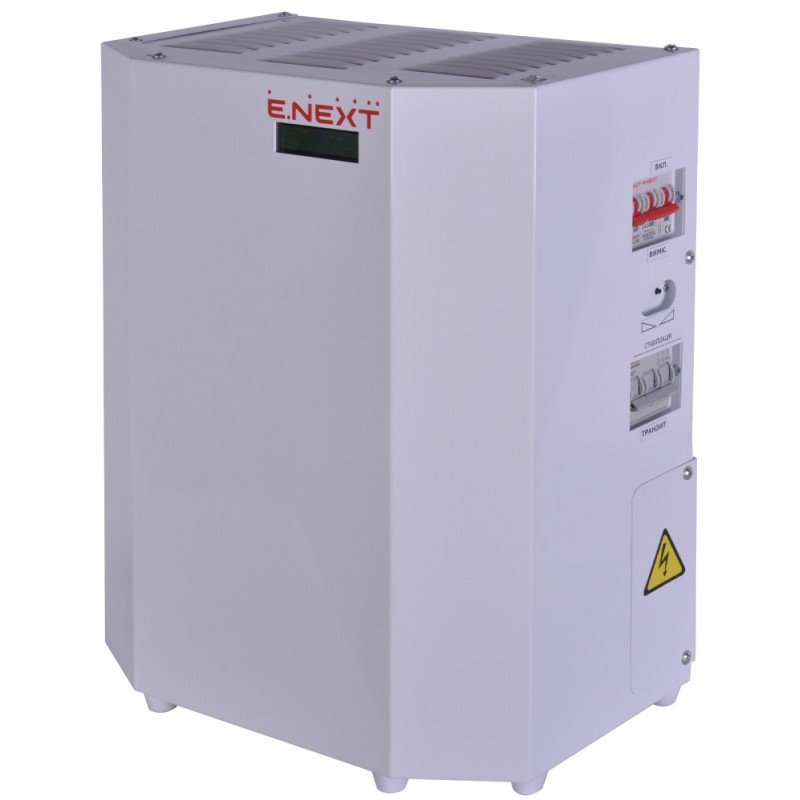Стабілізатор напруги тиристорний e.stab.pro.15, 15kVA, однофазний