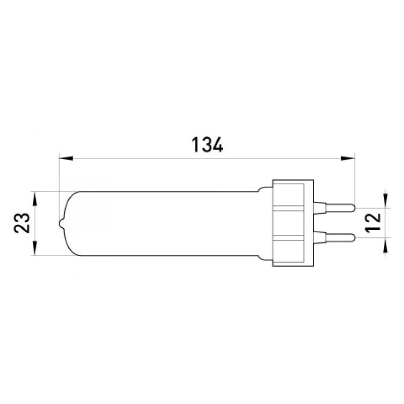 Лампа метало-галогенова e.lamp.mhl.g12.150, патрон g12, 150Вт