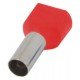 Ізольований наконечник e.terminal.stand.te.2.1.red (TE1010 red) 2x1 кв.мм, червоний