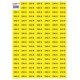 Самоклеюча наліпка "230В" e.sticker.voltage.230.1 (40х20мм) 102 шт/аркуш