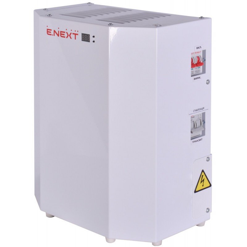 Стабілізатор напруги тиристорний e.stab.stand.9, 9kVA, однофазний