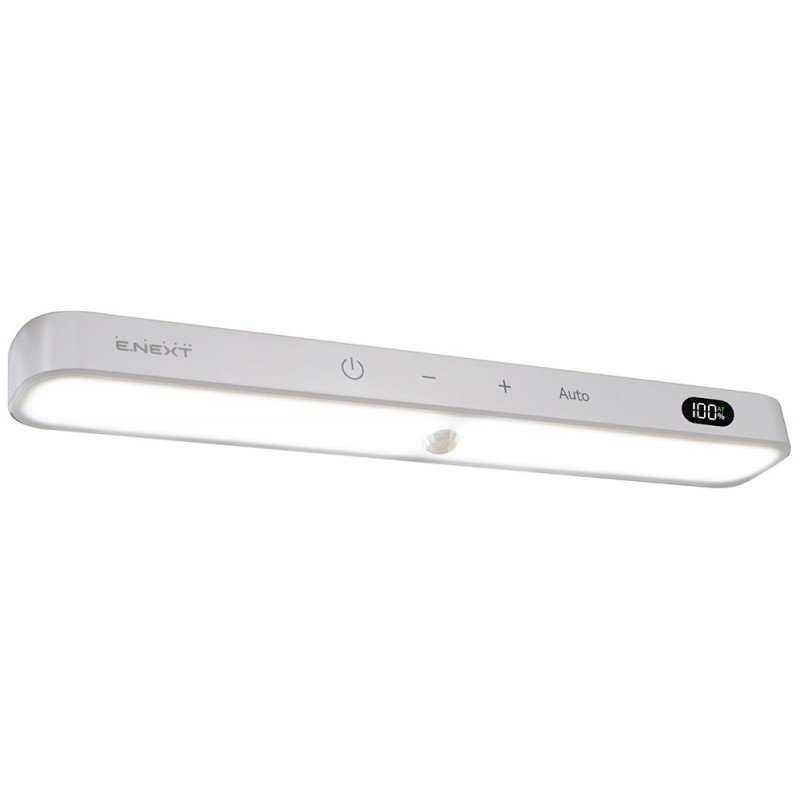 Світильник акумуляторний e.LED.accum.pro.2w.pir 2Вт, датчик руху, димуваня, сенсорне керування, 4/42 години, 6000К