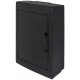Корпус пластиковий на 24 модулів e.plbox.pro.n.24b.black навісний, чорний з непрозорими дверцятами IP40