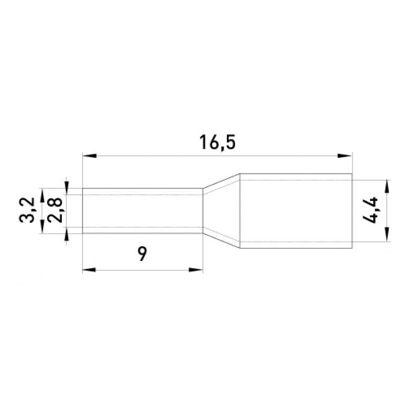 Ізольований наконечник втулковий e.terminal.stand.e4009.green 4,0 кв.мм, зелений