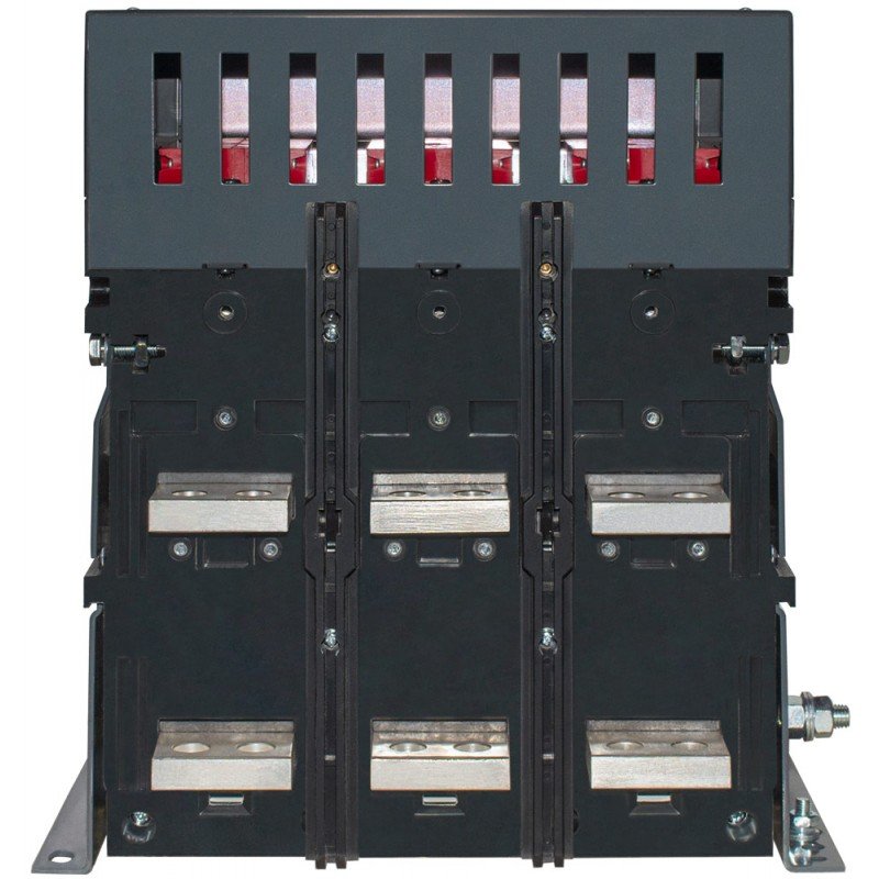 Повітряний автоматичний вимикач e.industrial.acb.2000F.1600, стаціонарний, 0,4кВ, 3Р, електронний розчіплювач, мотор-привід та РН