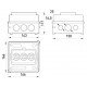 Коробка розподільча пластикова SB 41 25A/400V