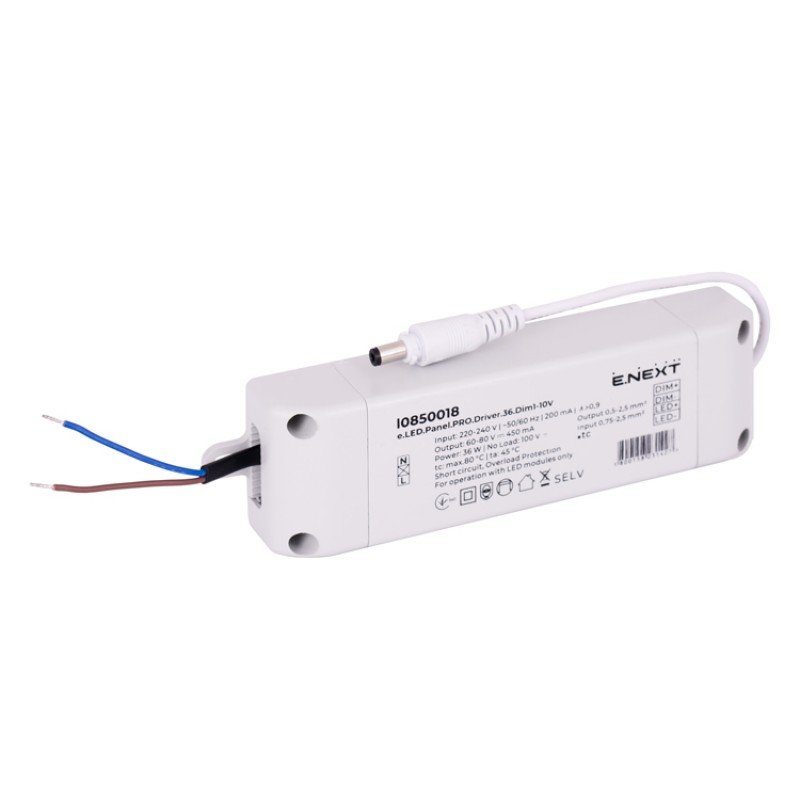 Драйвер що регулюється для світлодіодной панелі e.LED.Panel.PRO.Driver.36.Dim1-10V