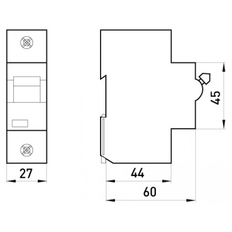 Модульний автоматичний вимикач e.industrial.mcb.150.1.D125, 1р, 125А, D, 15кА