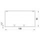 Короб пластиковий c перегородкою e.trunking.twoclapb.02.stand.100.50, 100х50мм, 2м