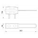 Анкерний ізольований затискач e.i.clamp.4.70.120.zr, посилений, 70-120 кв.мм
