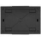 Корпус пластиковий на 12 модулів e.plbox.pro.n.12b.black навісний, чорний з непрозорими дверцятами IP40