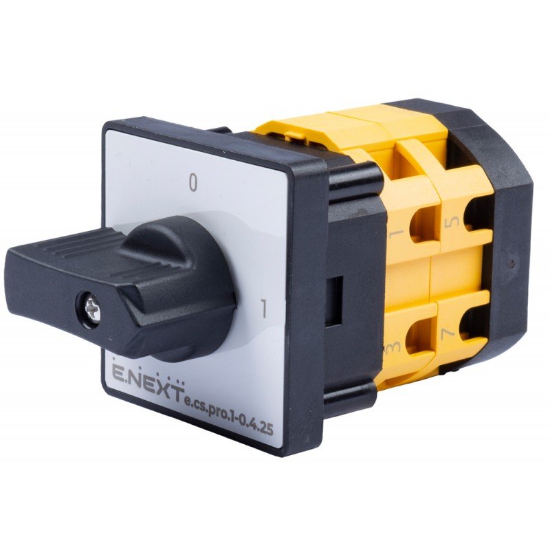 Пакетний вимикач e.cs.pro.1-0.4.25, (1-0), 4p, 25A