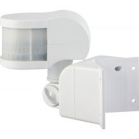 Датчик руху інфрачервоний e.sensor.pir.13.white(білий) 270°, IP44