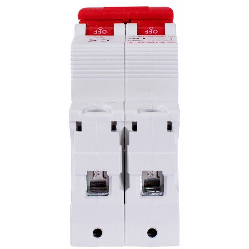 Модульний автоматичний вимикач e.mcb.stand.60.2.D6, 2р, 6А, D, 6кА