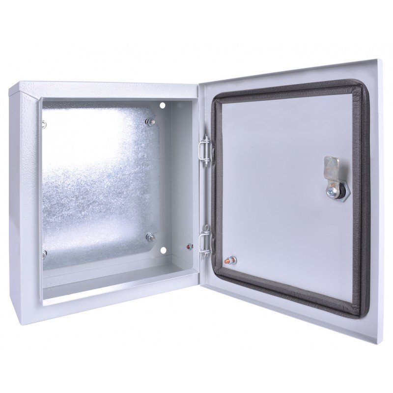 Корпус металевий e.mbox.stand.p.50.40.25 IP54 з монтажною панеллю (500x400x250)