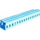Короб пластиковий перфорований e.trunking.perf.stand.60.60, 60х60мм, блакитний 2м