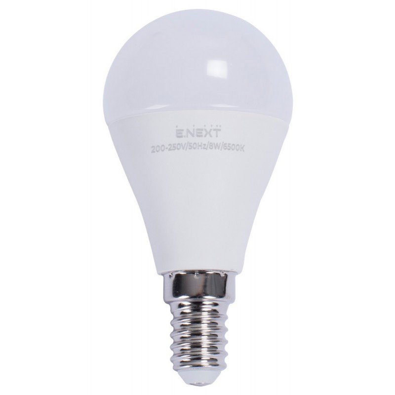 Лампа світлодіодна e.LED.lamp.P45.E14.8.6500