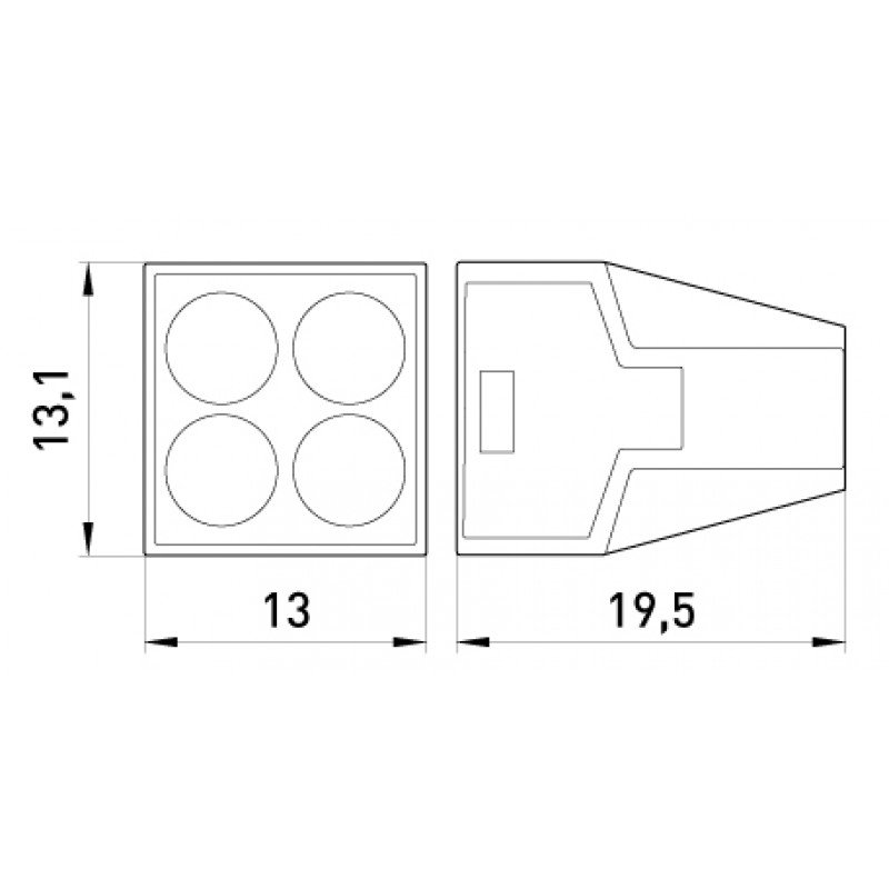 Клемна колодка e.lc.pro.ac.4