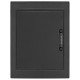 Корпус пластиковий на 24 модулів e.plbox.pro.w.24b.black вбудованний, чорний з непрозорими дверцятами IP40