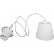 Світильник підвісний e.save.pendant.p11.е27.white, під енергозберігаючу лампу Е27, 1м, білий