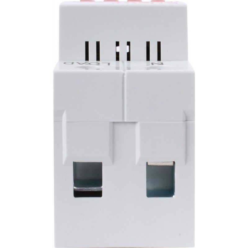 Реле контролю напруги та струму однофазне 63А з індикацією e.control.vc63