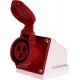 Силова розетка стаціонарна e.socket.pro.3.16, 3п., 230В, 16А (113)