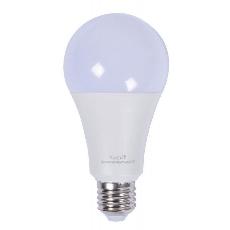 Лампа світлодіодна e.LED.lamp.stand.A70.E27.15.6500, 15Вт, 6500К 110лм/Вт