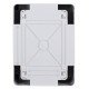 Корпус з ABS-пластику e.plbox.pro.p.28.21.13 з непрозорими дверцятами 280х210х130мм ІР65