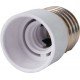 Перехідник e.lamp adapter.Е27/Е14.white, з патрону Е27 на Е14, пластиковий