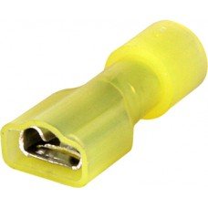 Наконечник-з'єднувач ізольований серії FN e.terminal.stand.fdfn5.5.250.yellow (fn.f.4.6) 4-6 кв.мм "мама"