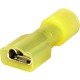 Наконечник-з'єднувач ізольований серії FN e.terminal.stand.fdfn5.5.250.yellow (fn.f.4.6) 4-6 кв.мм "мама"