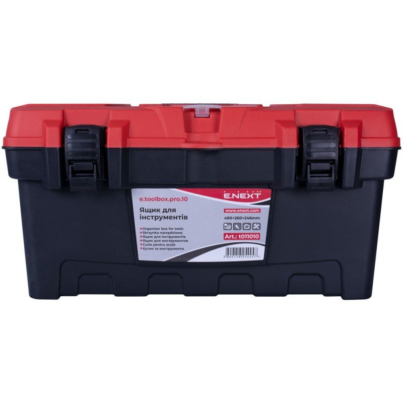 Ящик для інструментів, e.toolbox.pro.10, 19" 490x260x246мм