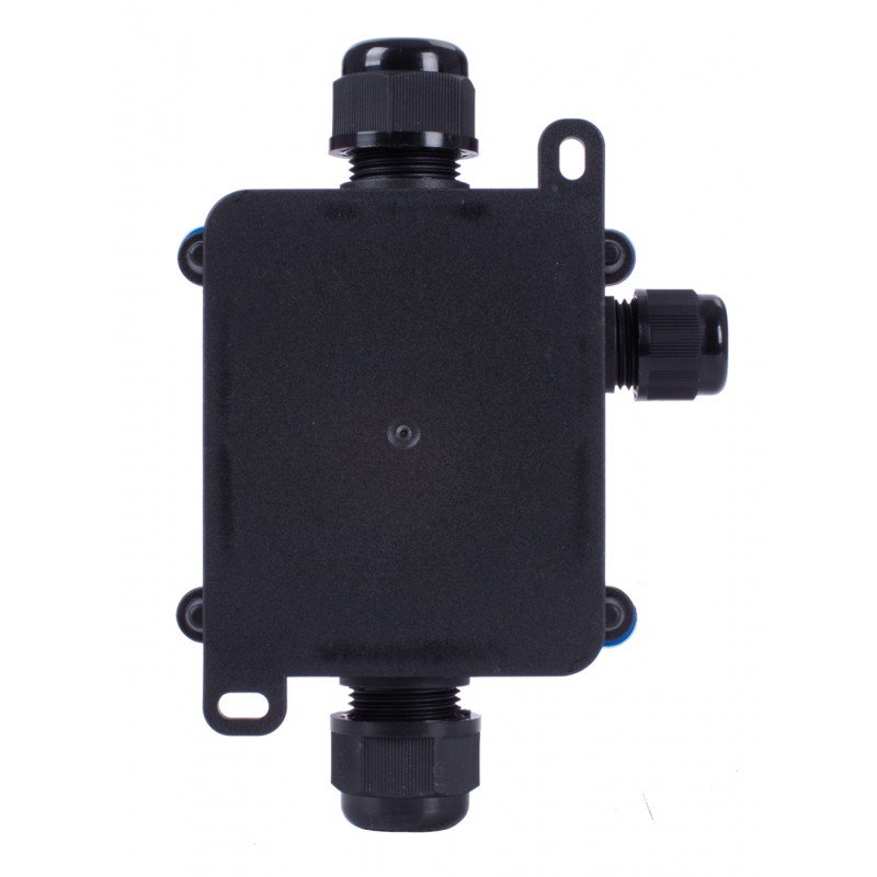 Коробка розподільча e.wdb.cnp725.3t з клемником, 138х98х42 мм, IP68