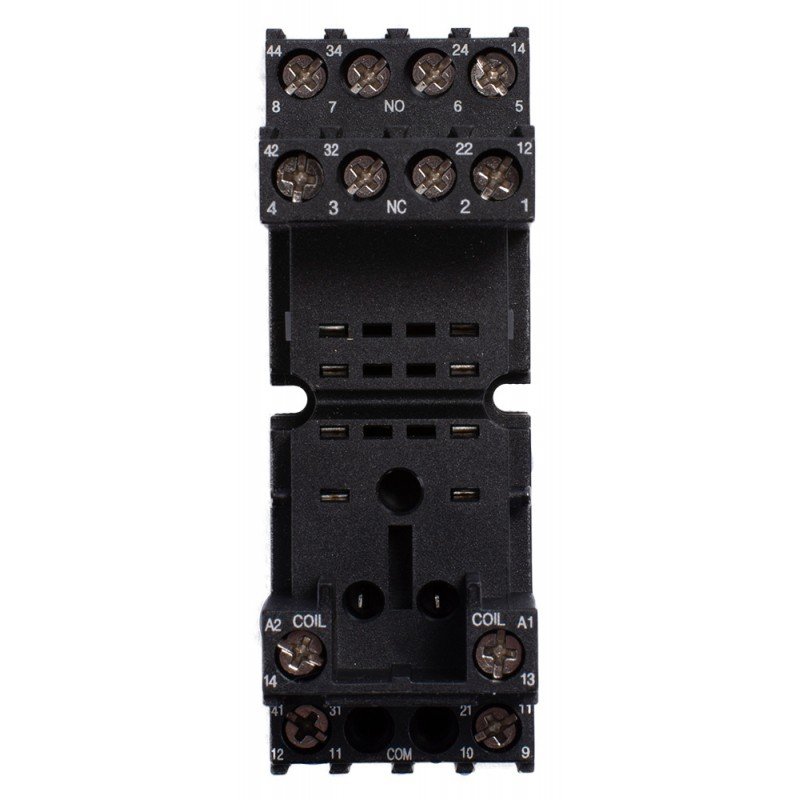 Роз'єм модульний e.relay.pro.5.4.S для проміжного реле 5А на 4 групи контактів