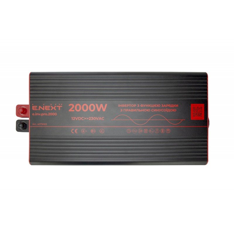 Інвертор з функцією зарядки e.inv.pro.2000 12/220В 2000Вт, чистий синус