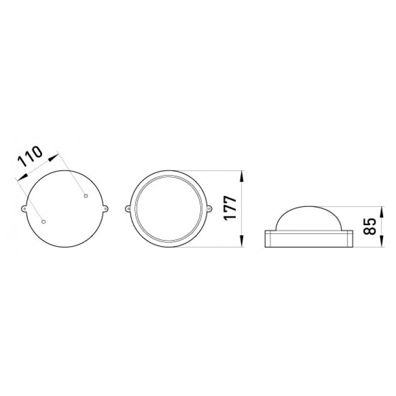 Світильник e.light.1301.1.60.27.black 60W