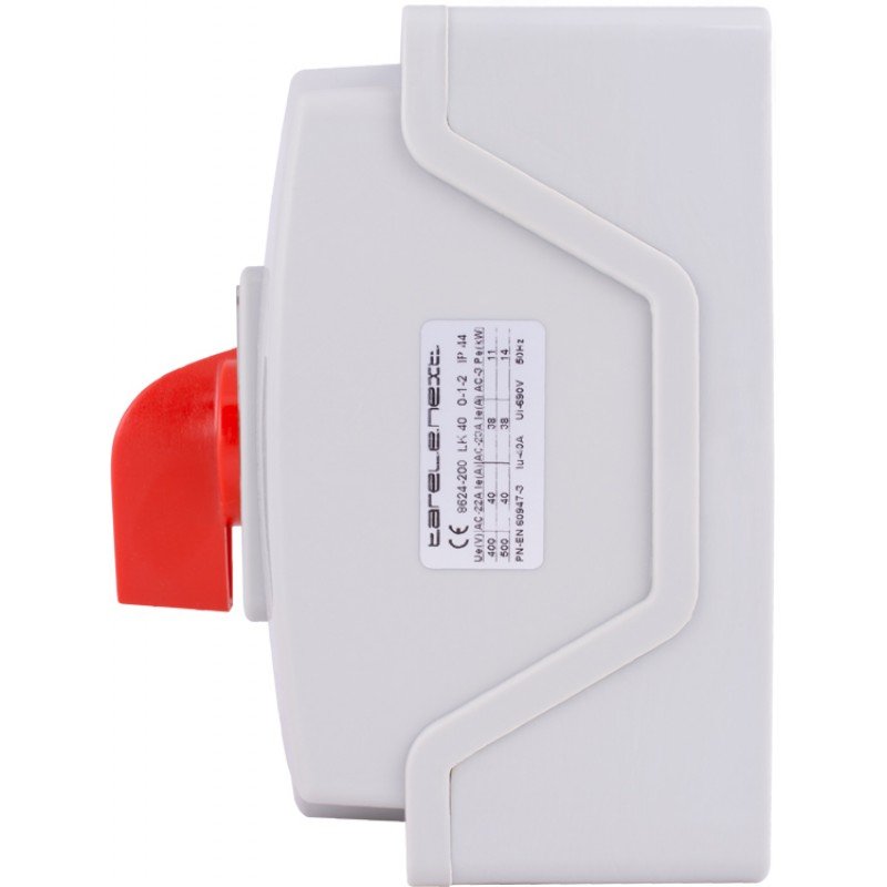 Пакетний перемикач LK40/4.322-ОВ/45 в корпусі, 0-1-2, 40А, IP44