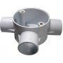 Коробка e.pipe.3.db.stand.25 з'єднувальна трубна, 3 вводи, d25мм