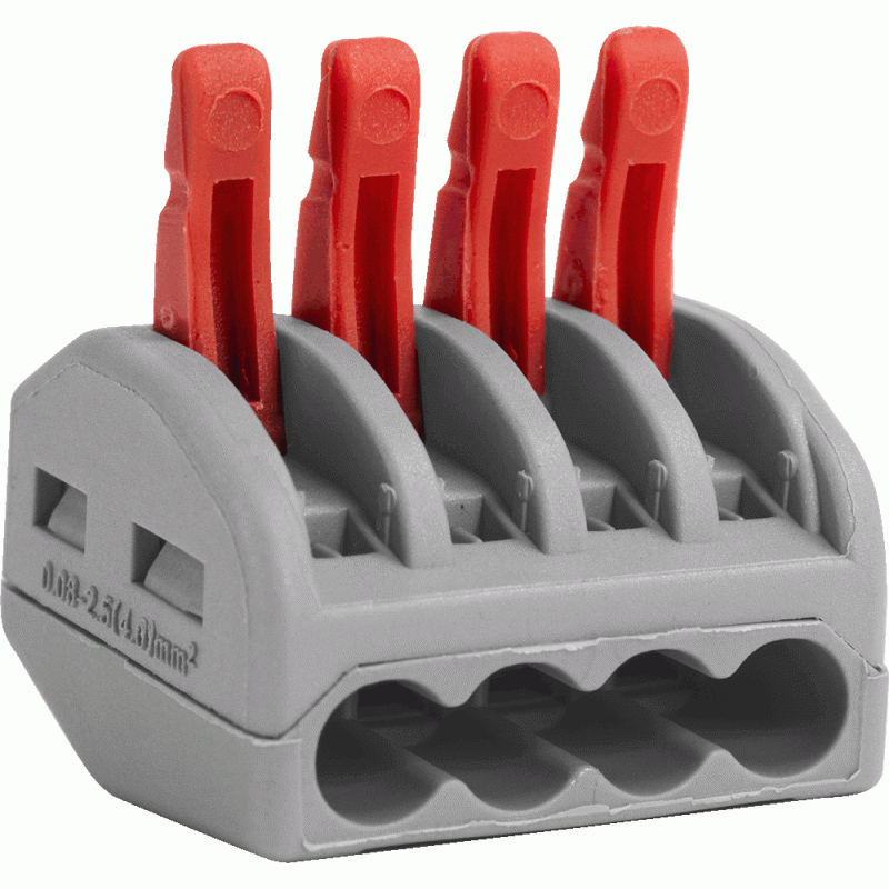 Клемна колодка e.lc.pro.pl.4 з натискним важелем