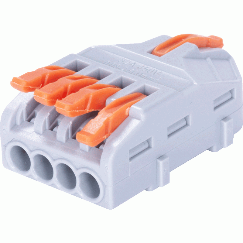 Клемна колодка з'єднувальна e.lc.pro.aw.uni.pl.1-4 з натискним важелем універсальна