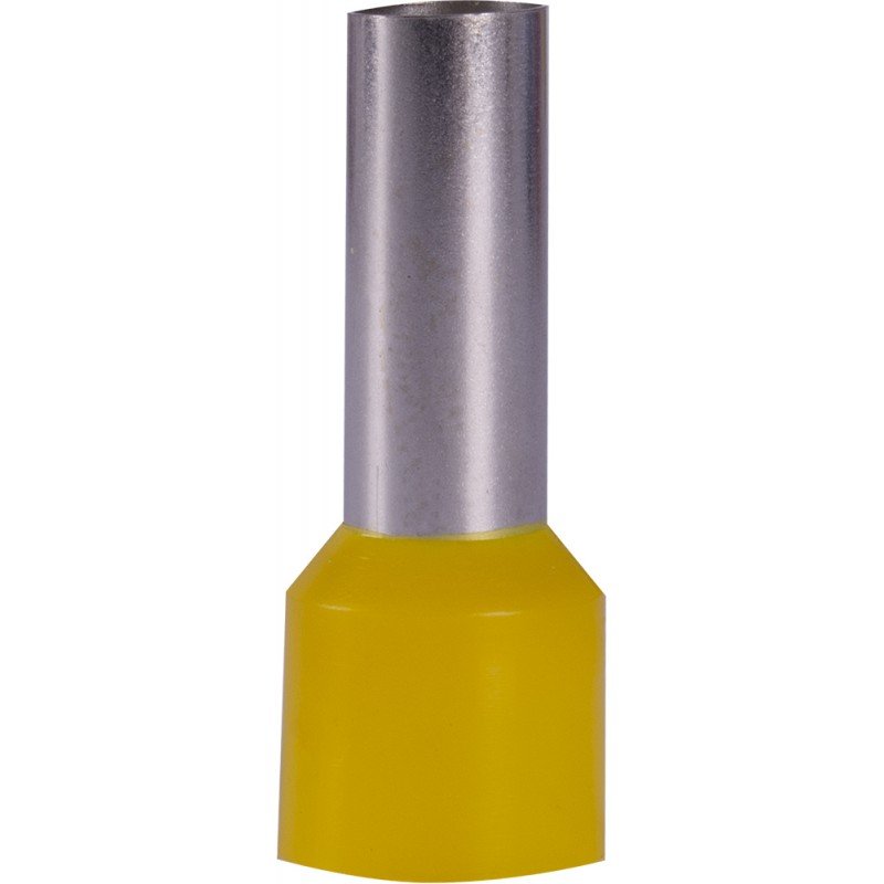 Ізольований наконечник втулковий e.terminal.stand.e16-18.yellow 16,0 кв.мм, жовтий, 100шт