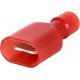 Наконечник-з'єднувач ізольований серії FN e.terminal.stand.mdfn1.25.250.red (fn.m.0,5.1,5) 0,5-1,5 кв.мм "папа"