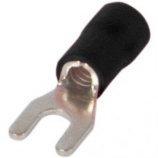 Ізольований наконечник вилковий e.terminal.stand.sv.3,5.4.black 2.5-4 кв.мм, чорний