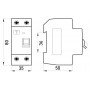 Вимикач диференційного струму e.rccb.pro.2.25.10, 2р, 25А, 10мА
