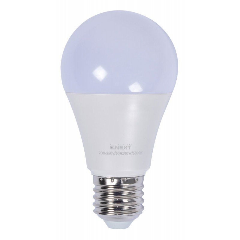 Лампа світлодіодна e.LED.lamp.stand.A60.E27.10.6500, 10Вт, 6500К 110лм/Вт