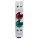 Індикатор на DIN-рейку e.i.din.220.red.green, червоно-зелений